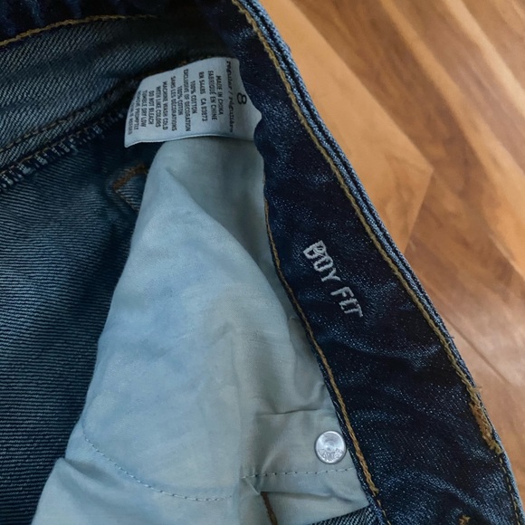 Vintage AE cropped boy fit jeans size 8 - Picture 3 of 6